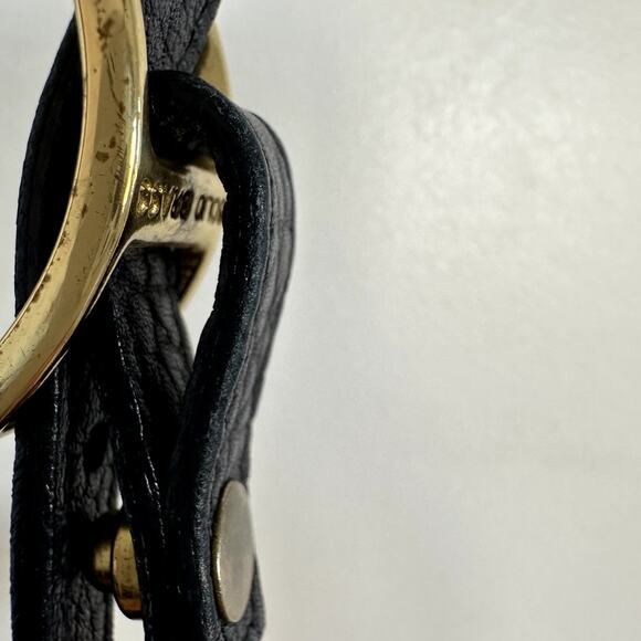 Dooney & Bourke  Rare Vintage Navy Leather Mini Crossbody Bag - Picture 14 of 15
